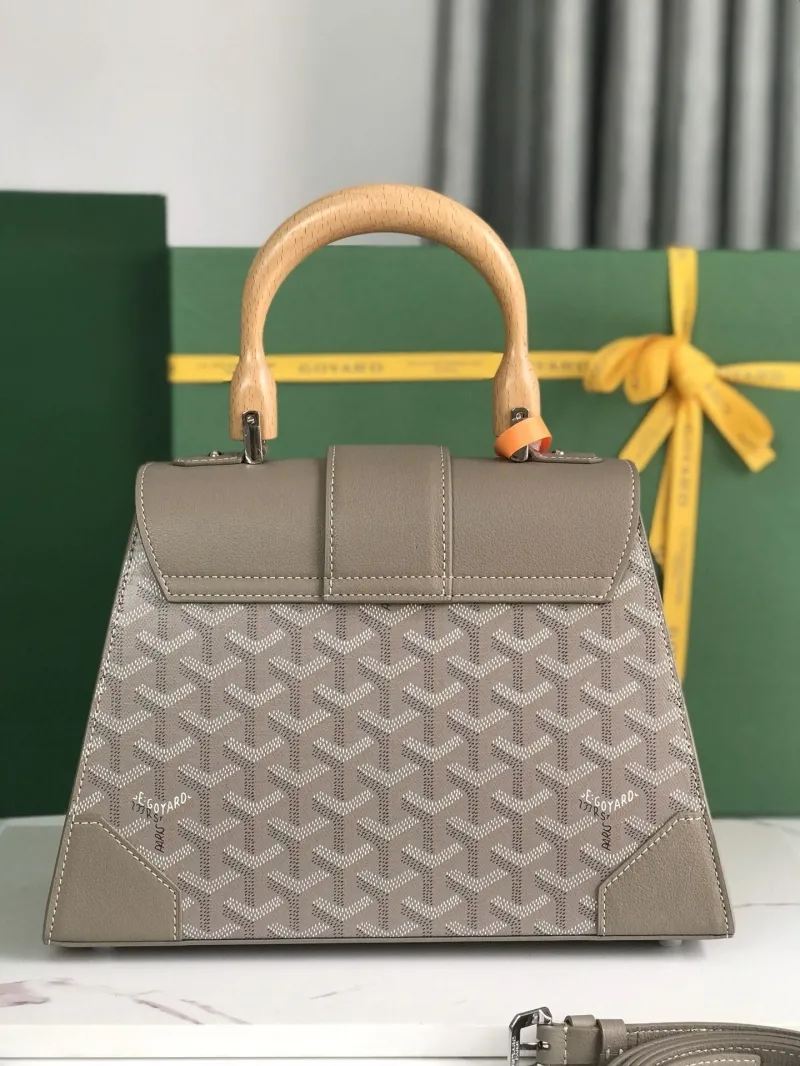 Goyard Gray Top Handle Bag - Image 3