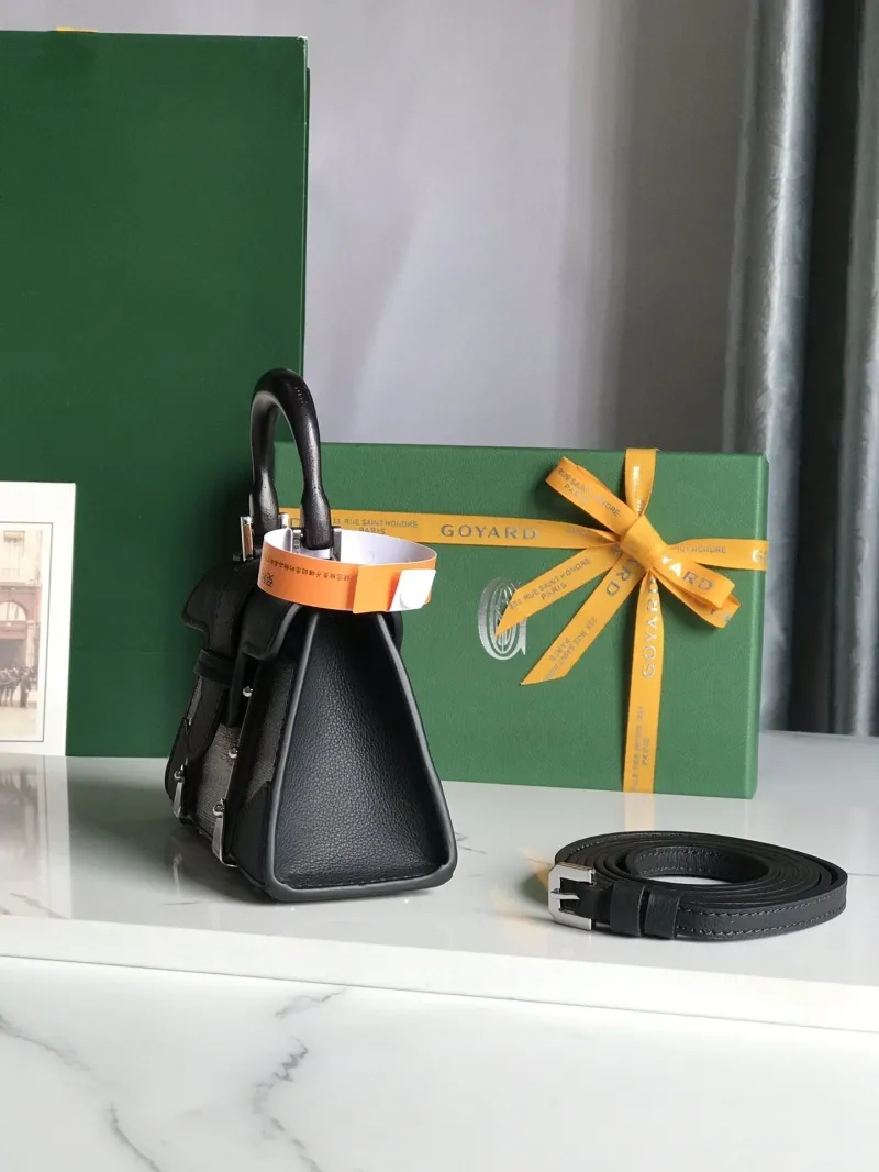 Alternative view of Goyard Black Mini Top Handle Bag