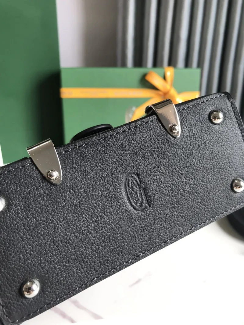 Goyard Black Mini Top Handle Bag - Image 5
