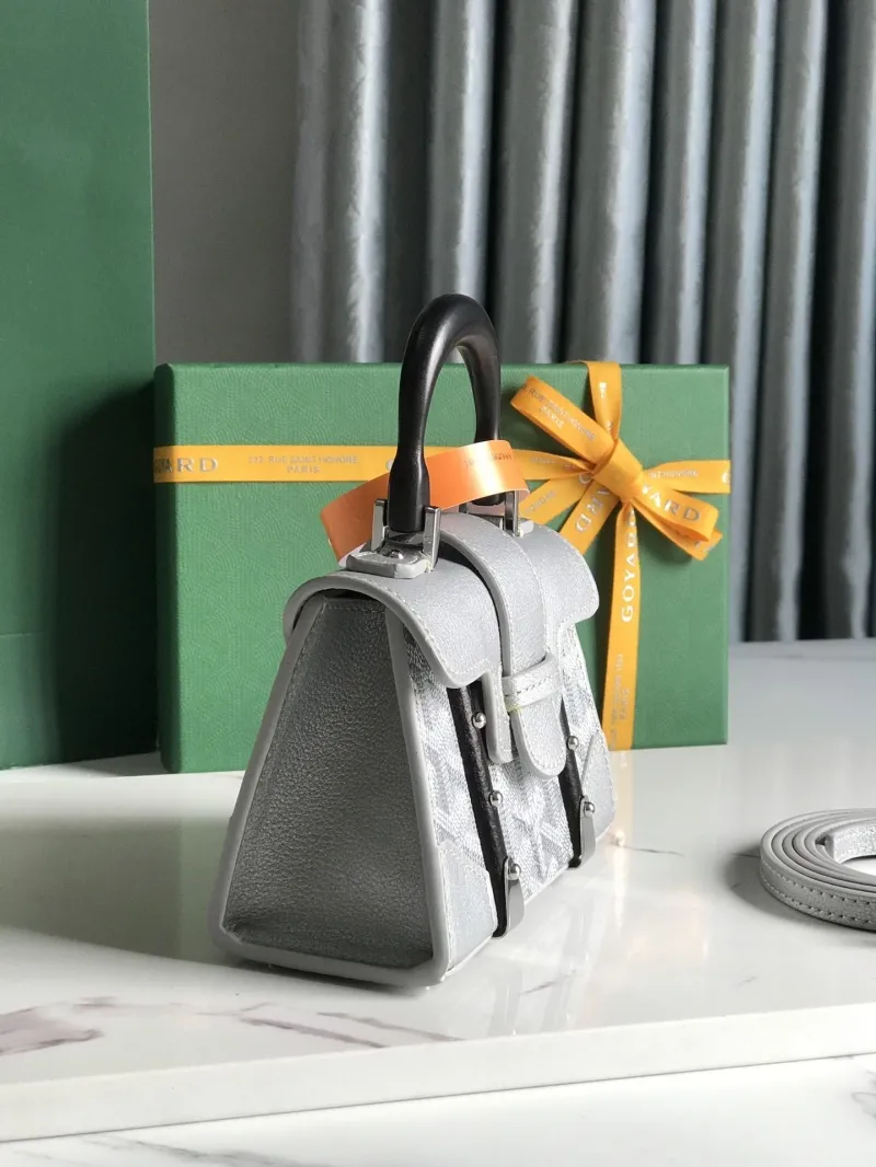 Alternative view of Goyard Gray Mini Top Handle Bag