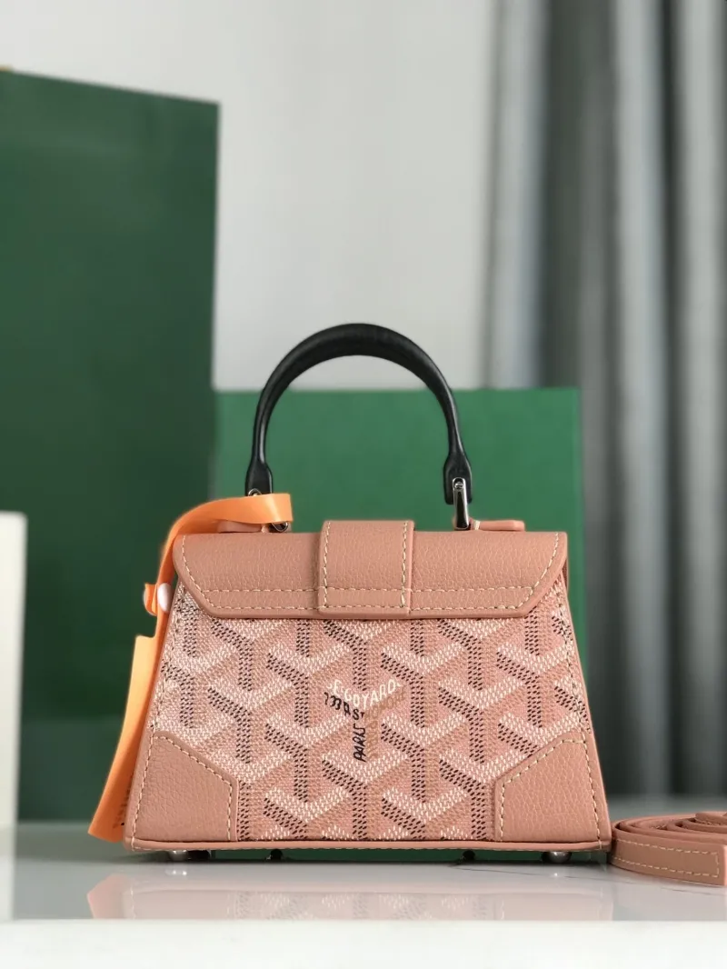 Alternative view of Goyard Pink Mini Top Handle Bag