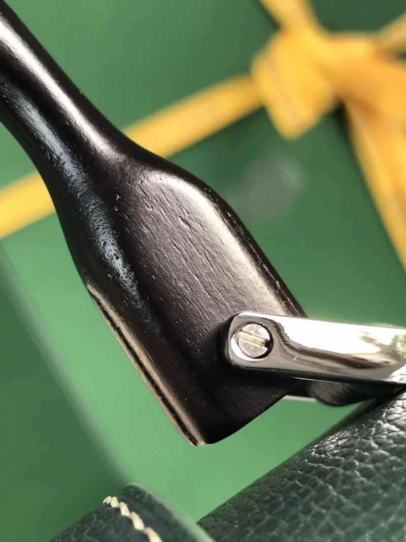 Goyard Dark Green Top Handle Bag 35 - Image 8