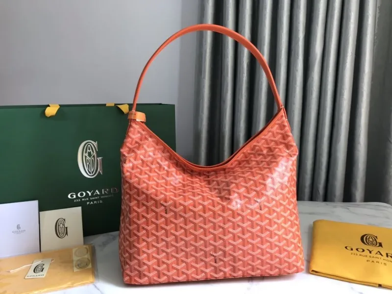 Goyard Orange Hobo Shoulder Bag Size 38
