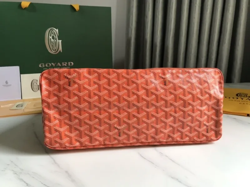 Goyard Orange Hobo Shoulder Bag Size 38 - Image 4