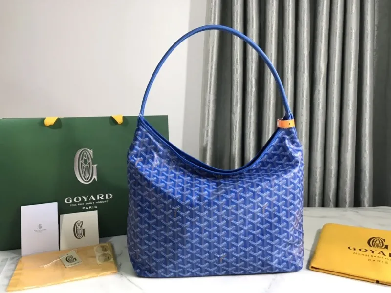 Alternative view of Goyard Blue Hobo Shoulder Bag