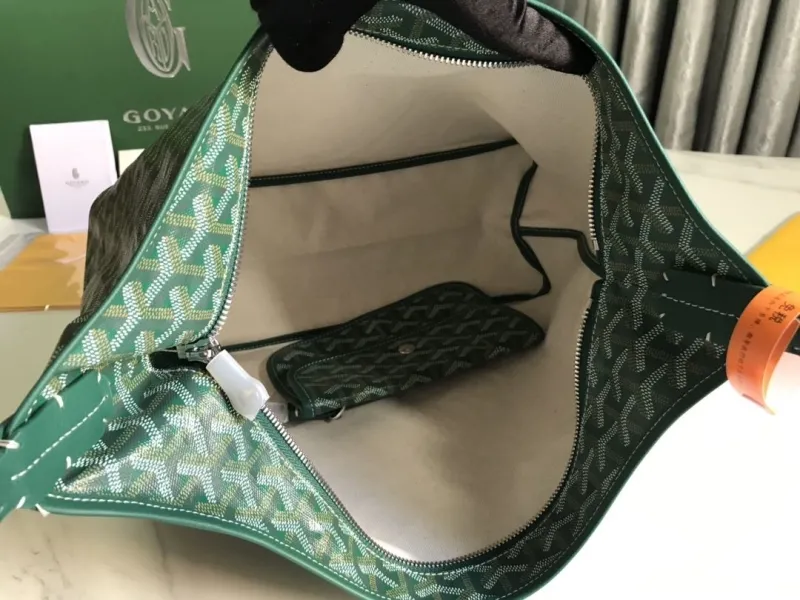 Goyard Green Hobo Shoulder Bag 42 - Image 9