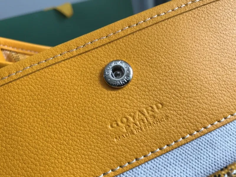 Goyard Yellow Top Handle Hobo Bag - Image 8