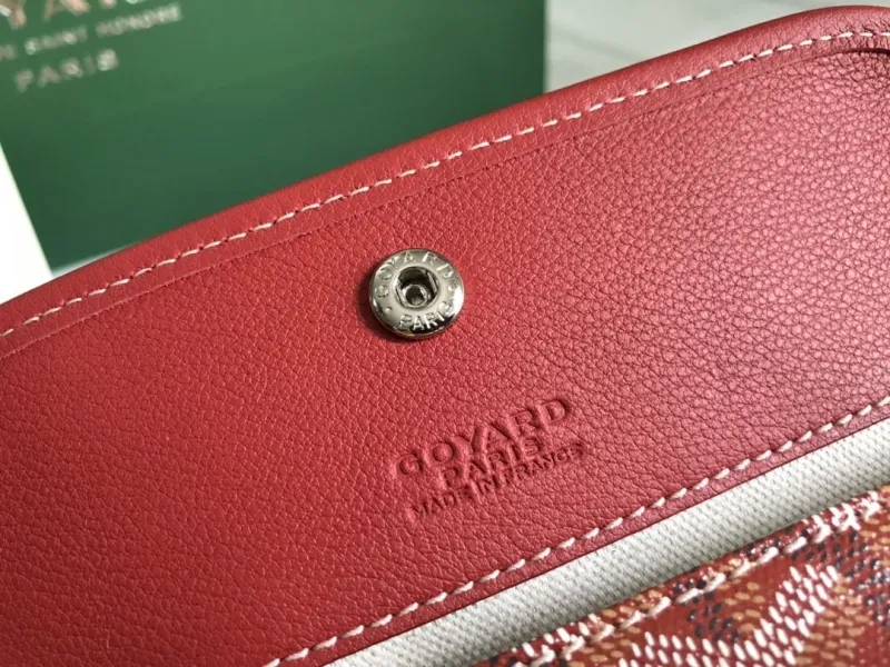 Goyard Red Hobo Shoulder Bag - Image 8