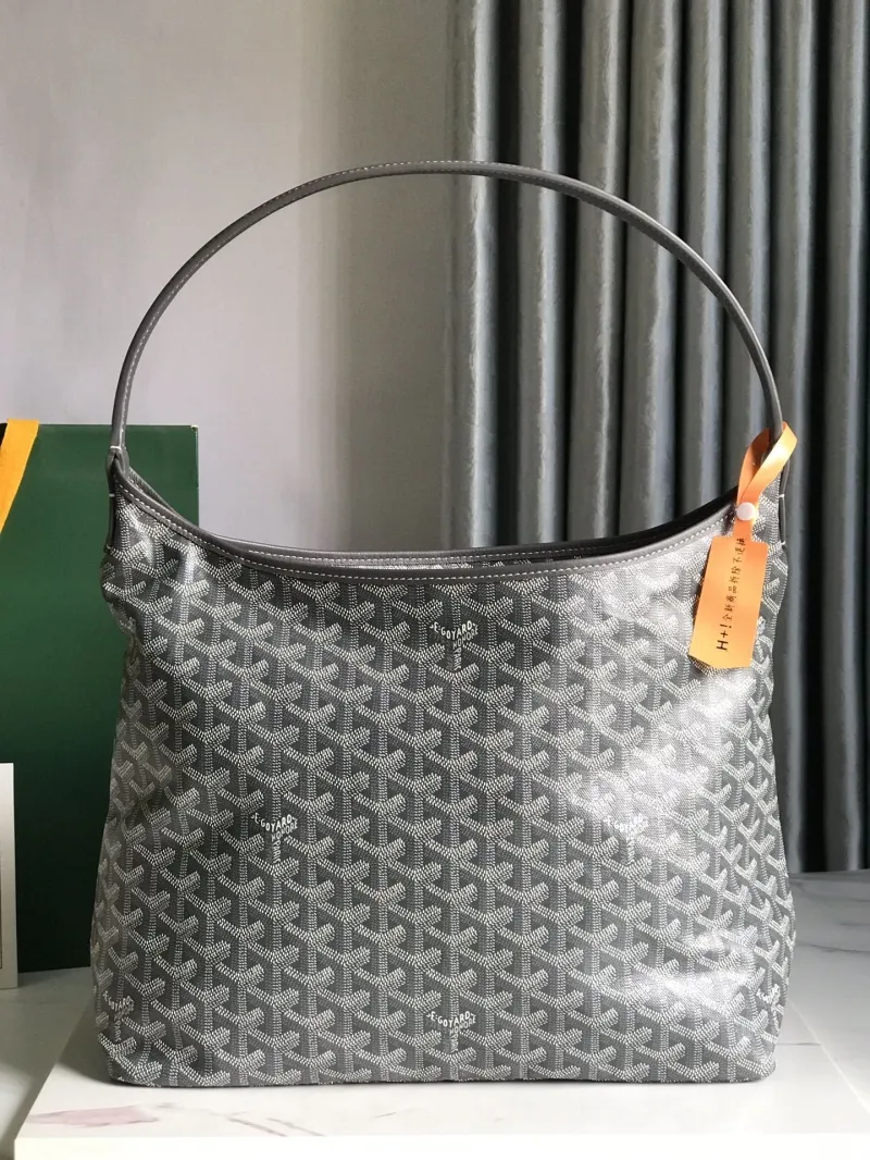 Goyard Gray Hobo Shoulder Bag with Pouch - Image 3