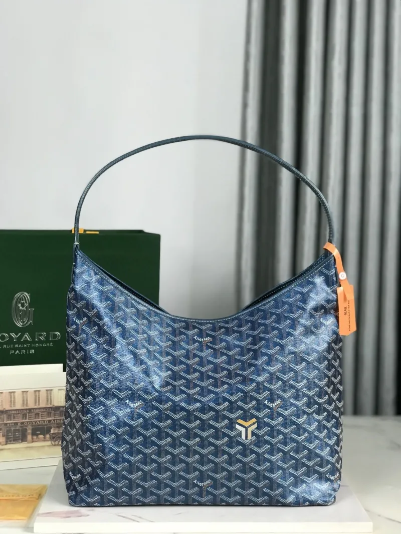 Goyard Blue Hobo Shoulder Bag