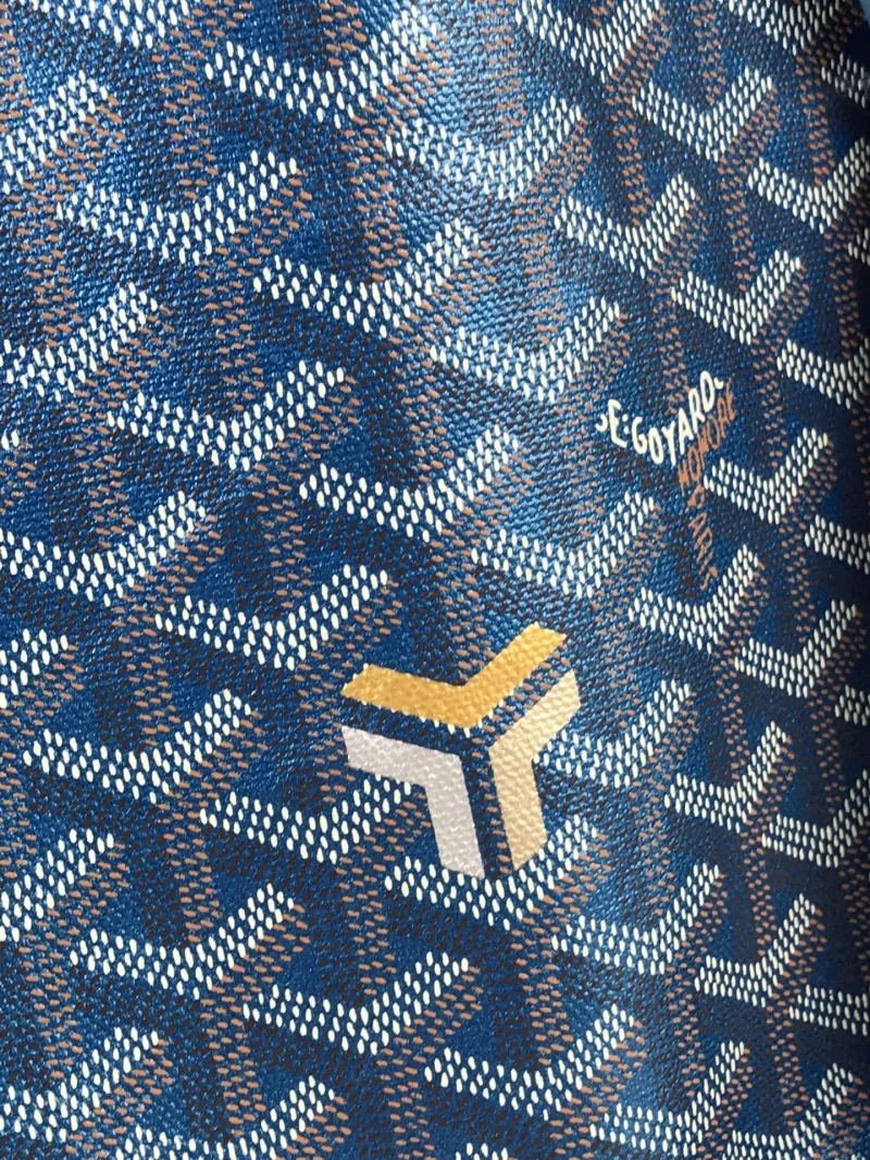 Goyard Blue Hobo Shoulder Bag - Image 4