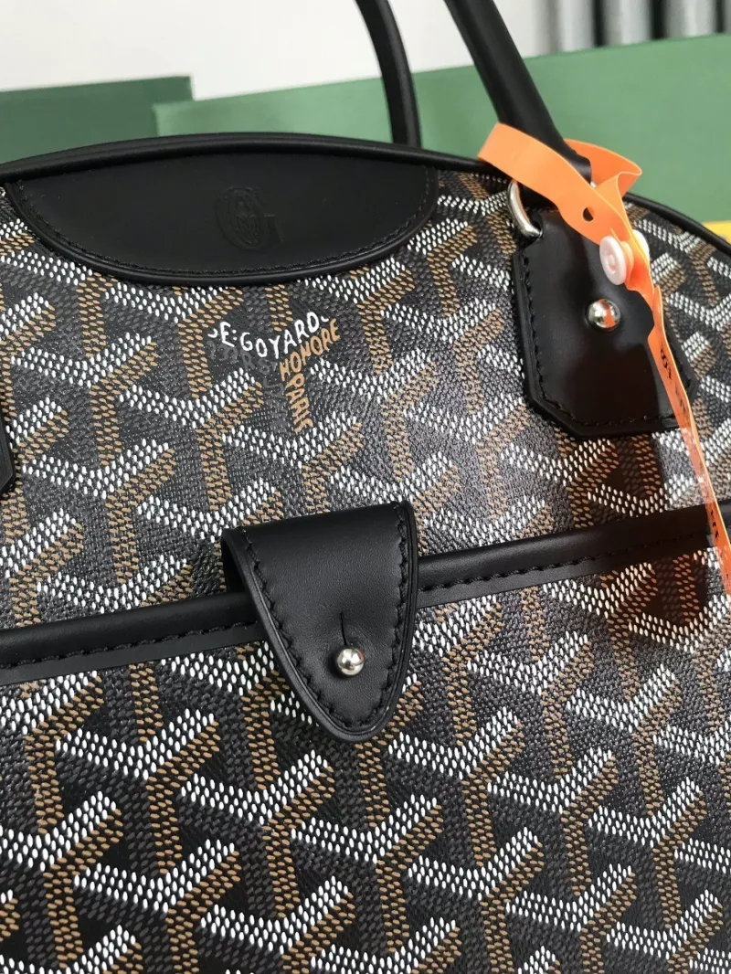 Goyard Black Top Handle Handbag 58 - Image 5