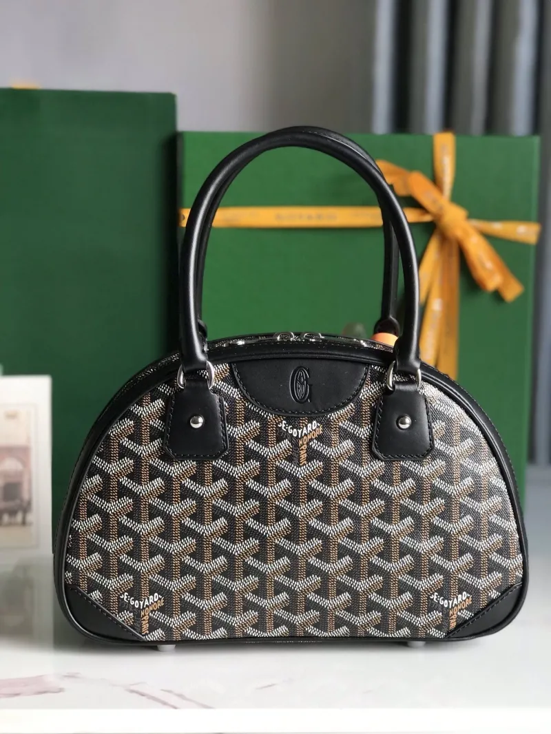 Goyard Black Top Handle Handbag - Image 3