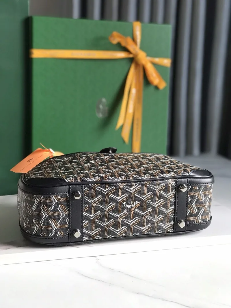 Goyard Black Top Handle Handbag - Image 4
