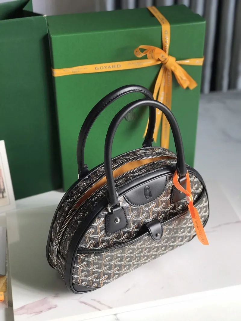 Goyard Black Top Handle Handbag - Image 7