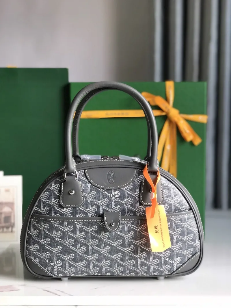Goyard Gray Top Handle Bag Model 63