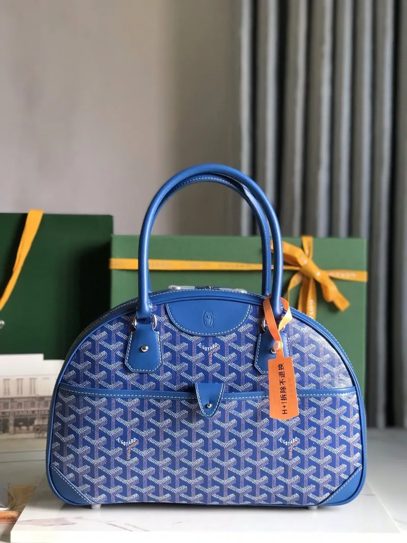 Goyard Blue Top Handle Bag 66
