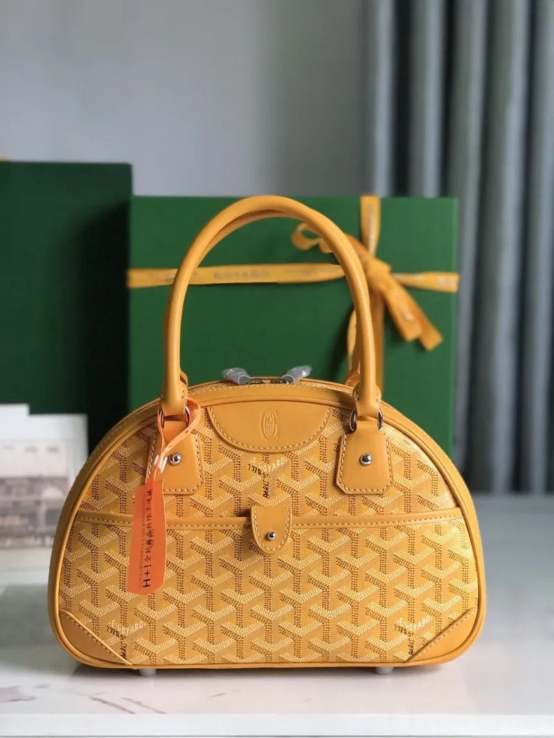 Goyard Yellow Top Handle Bag 69