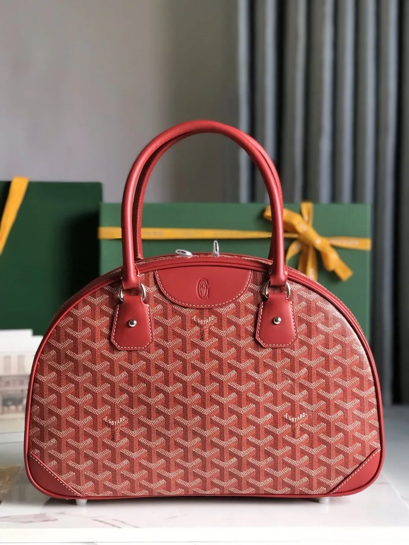 Goyard Red Top Handle Handbag 72 - Image 3