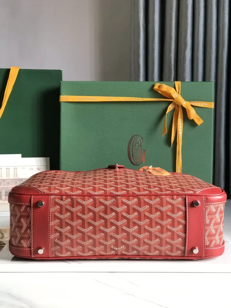 Goyard Red Top Handle Handbag 72 - Image 4