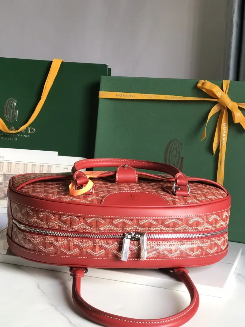 Goyard Red Top Handle Handbag 72 - Image 7