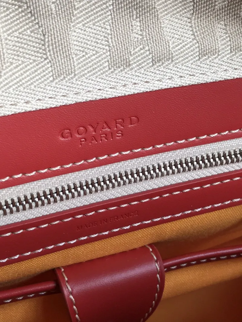 Goyard Red Top Handle Handbag 72 - Image 9
