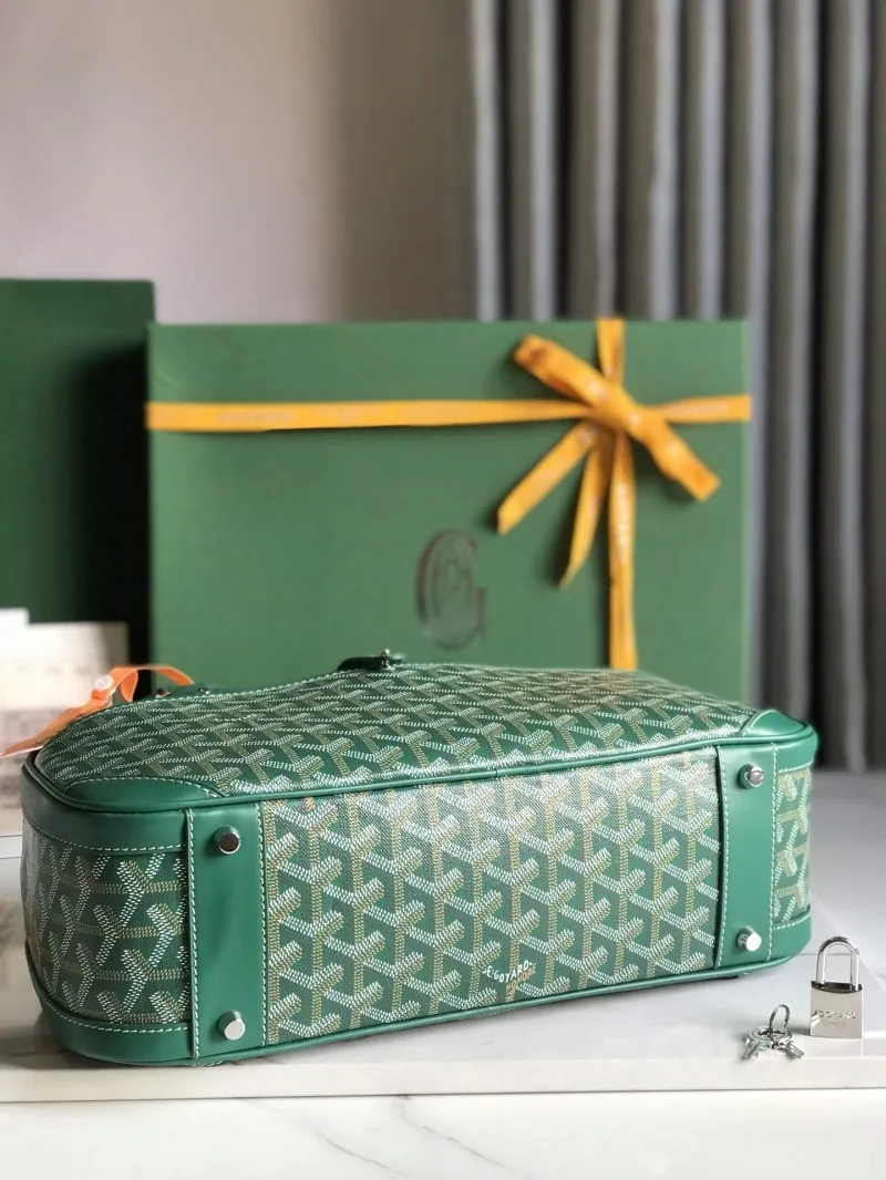 Goyard Green Top Handle Bag 74 - Image 6