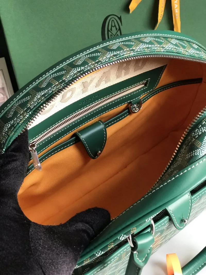 Goyard Green Top Handle Bag 74 - Image 8