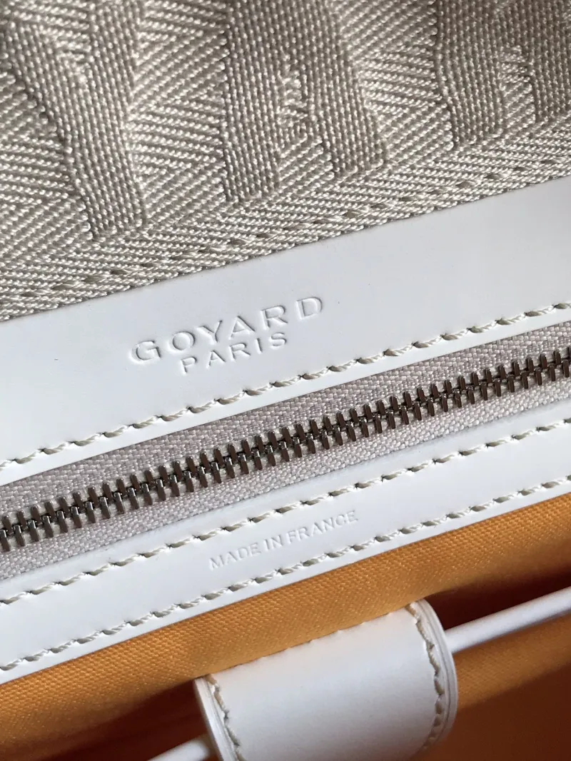 Goyard White Top Handle Bag 78 - Image 8