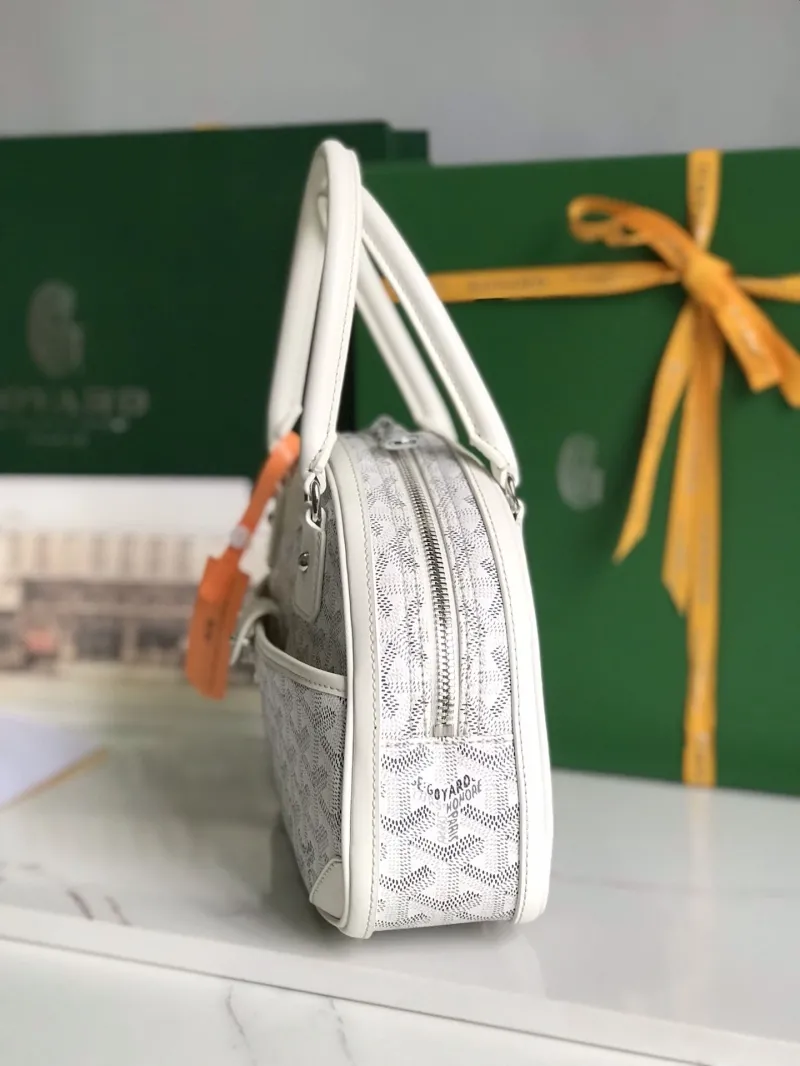 Alternative view of Goyard White Top Handle Bag