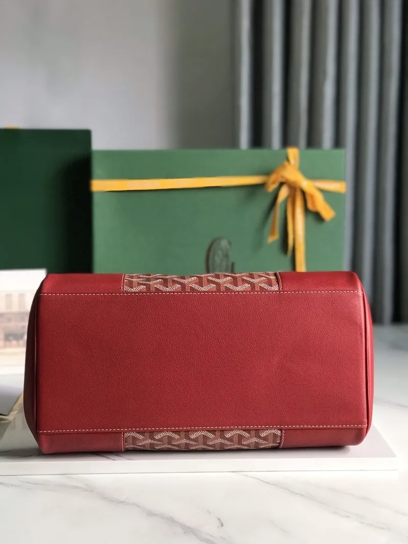 Goyard Red Top Handle Bag 82 - Image 3