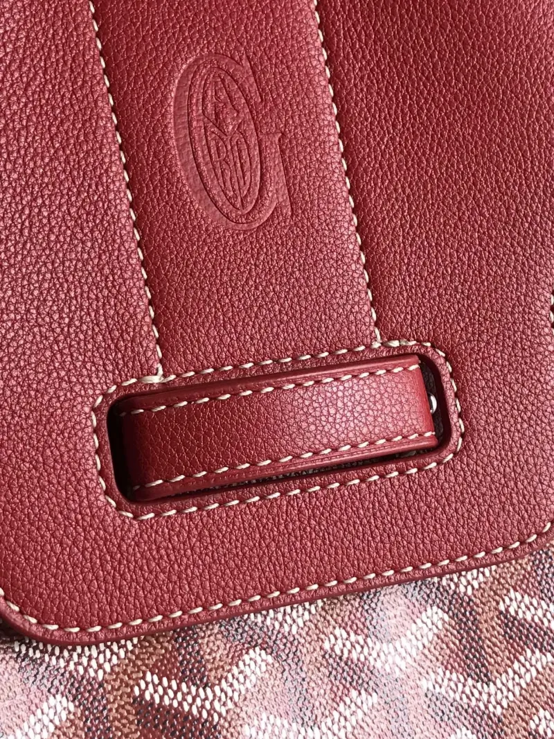 Goyard Red Top Handle Bag 82 - Image 5