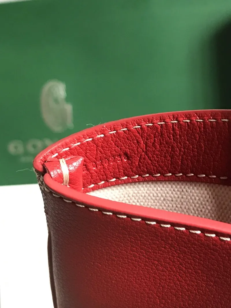 Goyard Red Top Handle Bag 82 - Image 9