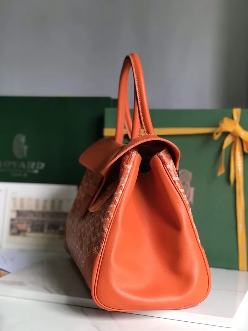 Alternative view of Goyard Orange Top Handle Bag
