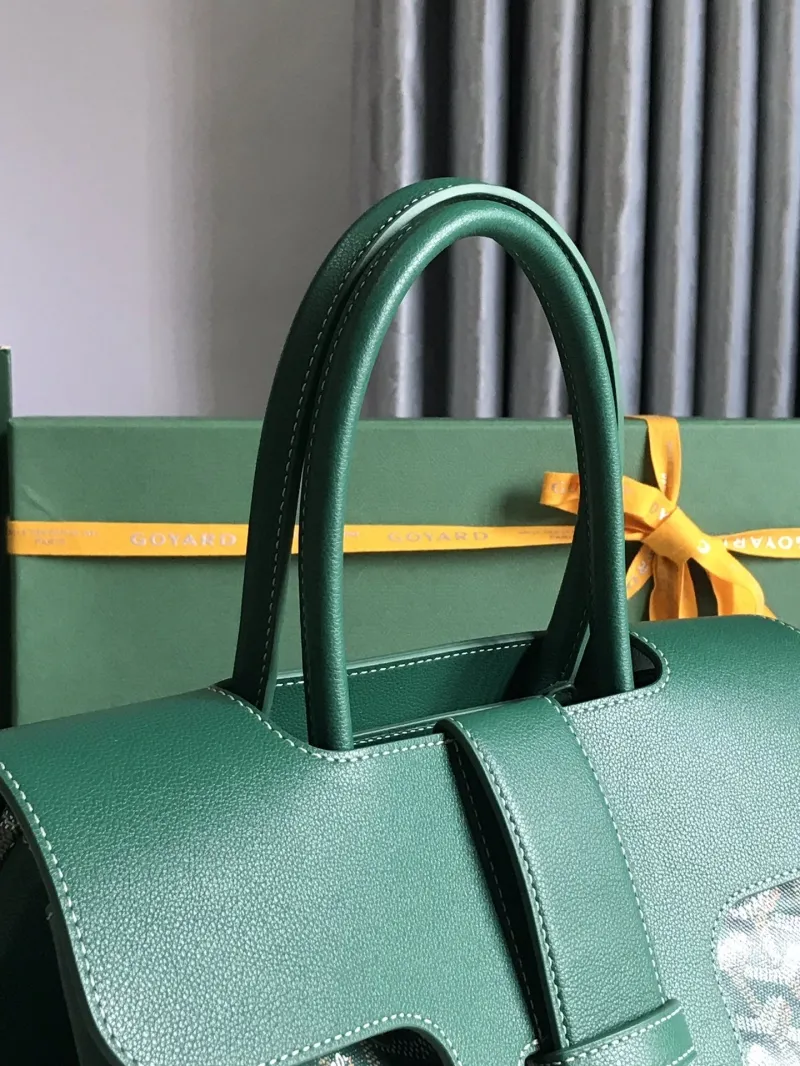 Goyard Green Top Handle Bag 86 - Image 5