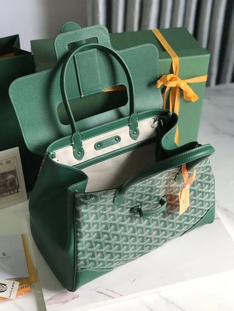 Goyard Green Top Handle Bag 86 - Image 7