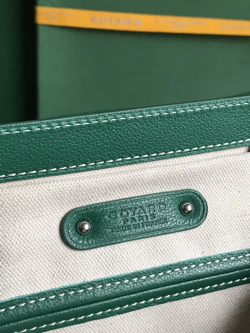 Goyard Green Top Handle Bag 86 - Image 8