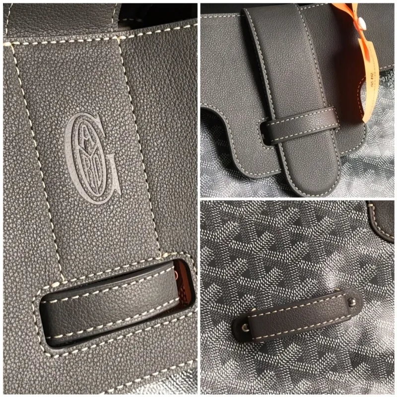 Goyard Dark Gray Top Handle Bag 88 - Image 5