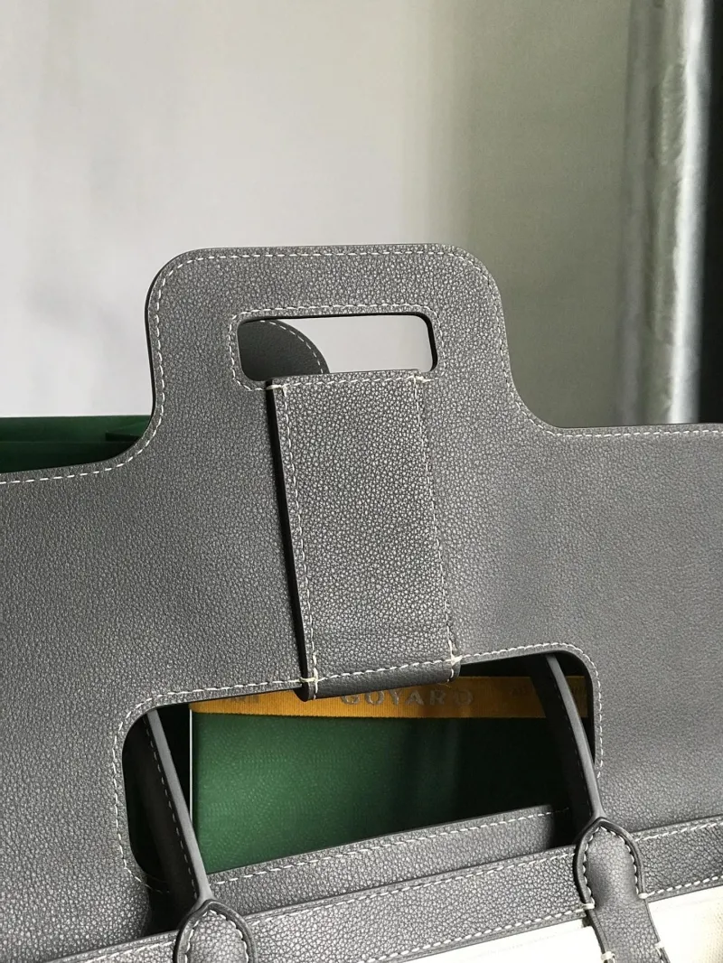 Goyard Dark Gray Top Handle Bag 88 - Image 6