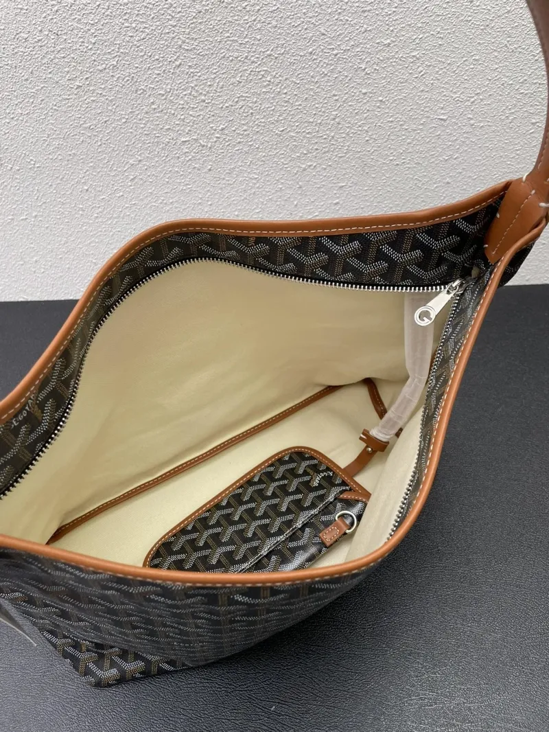 Goyard Black Hobo Underarm Bag 42cm - Image 9