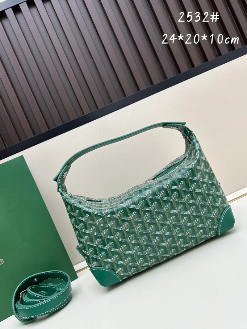 Goyard Green Top Handle Shoulder Bag 2532
