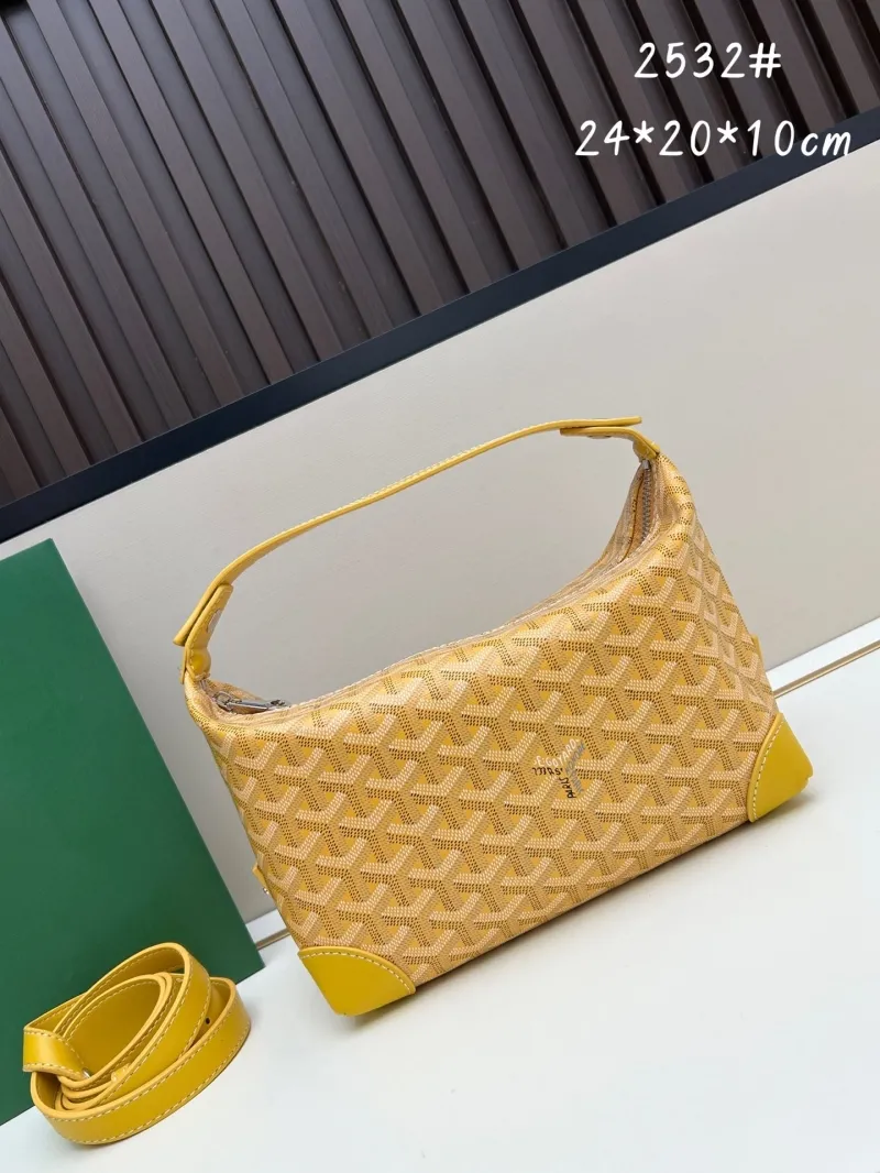 Goyard Yellow Top Handle Bag 2532