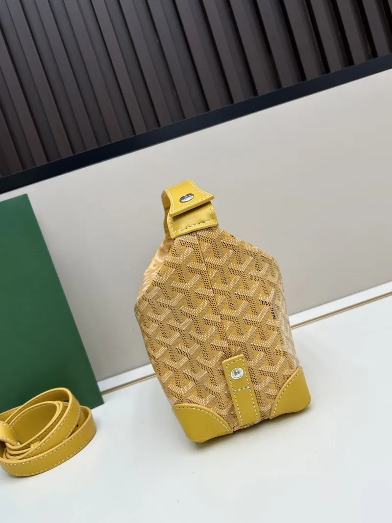 Alternative view of Goyard Yellow Top Handle Bag 2532