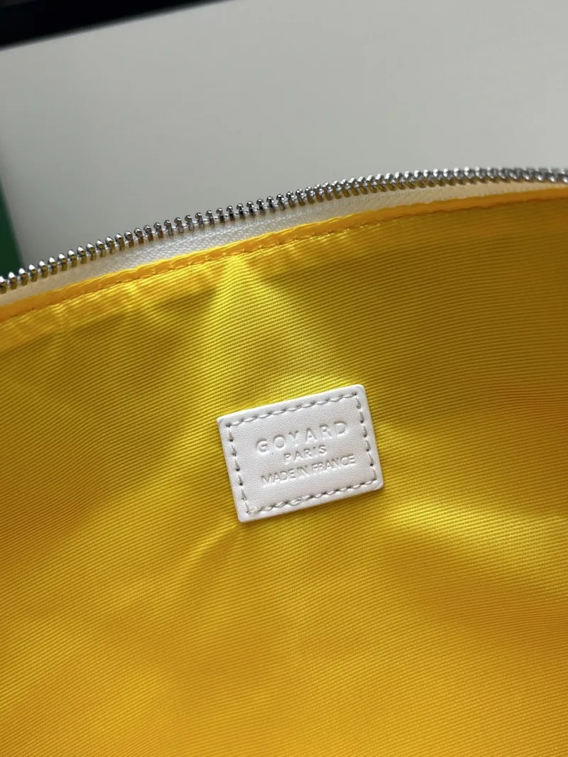 Goyard White Top Handle Hobo Bag 2532 - Image 8