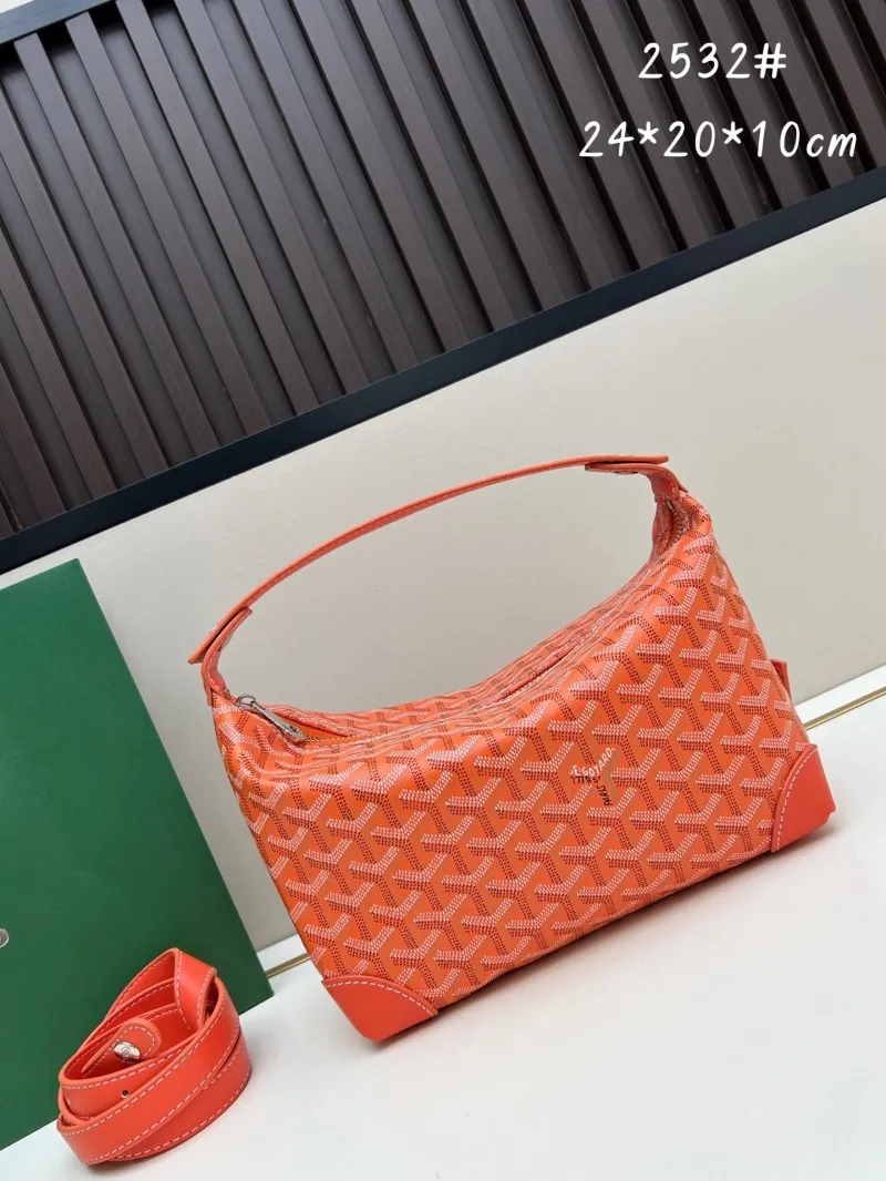 Goyard Orange Hobo Shoulder Bag 2532