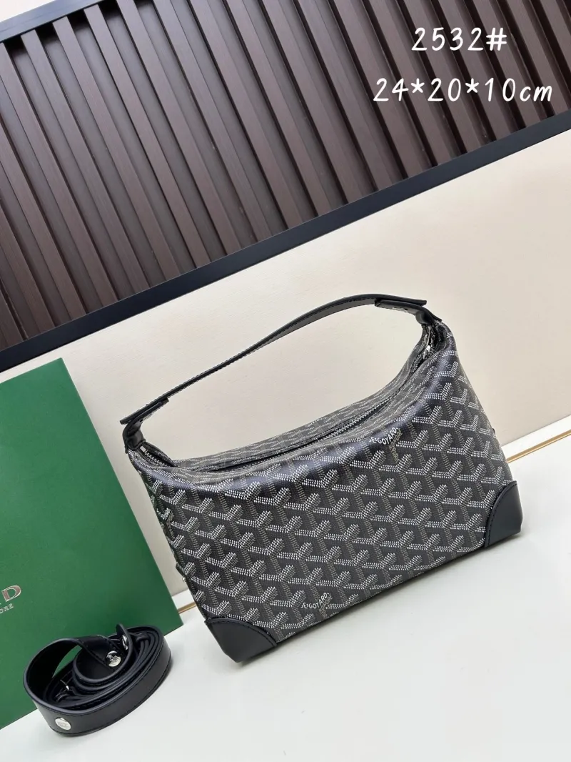 Goyard Black Hobo Shoulder Bag 2532