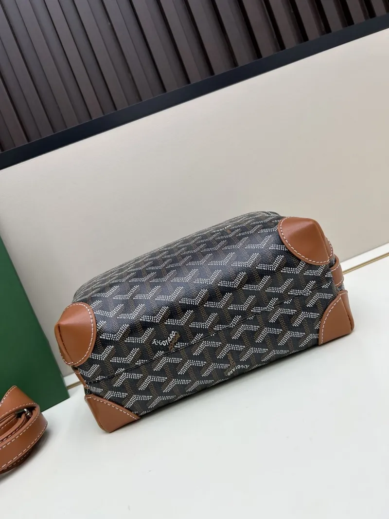Goyard Black Tan Hobo Shoulder Bag 2532 - Image 4