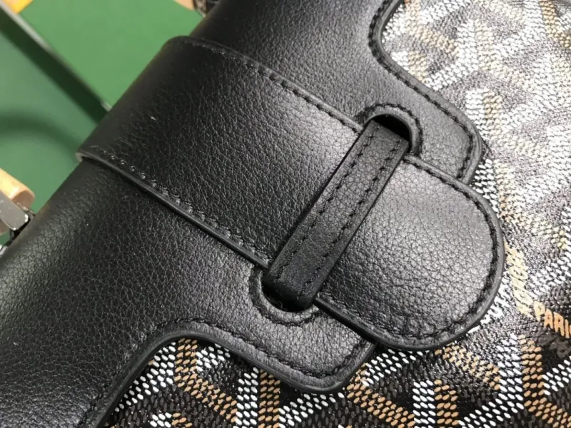 Goyard Black Top Handle Handbag 138 - Image 5
