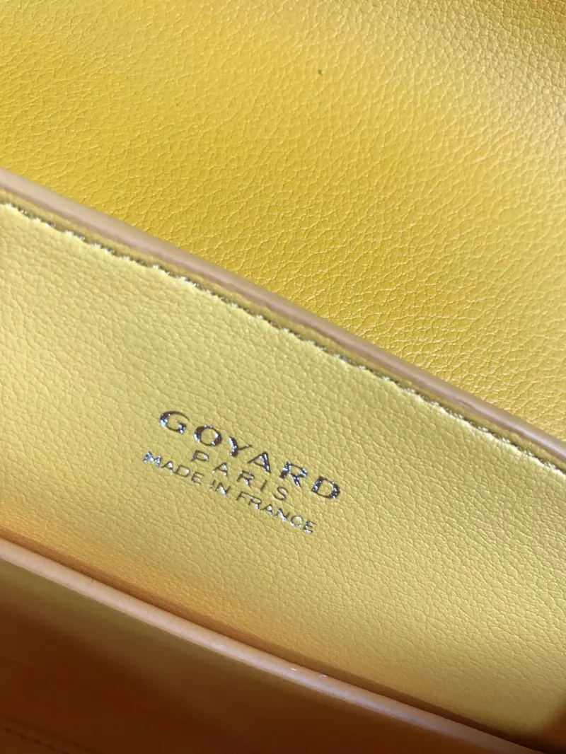 Goyard Yellow Top Handle Bag - Image 7