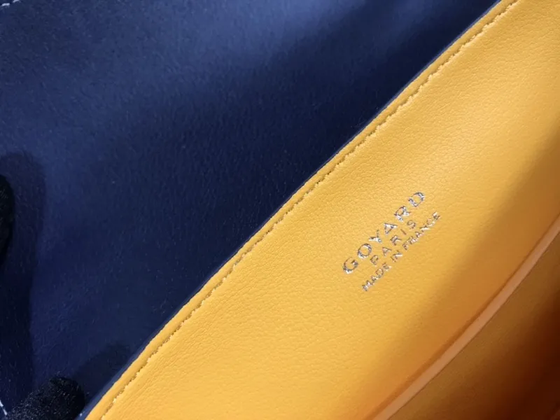 Goyard Navy Blue Top Handle Bag 142 - Image 8